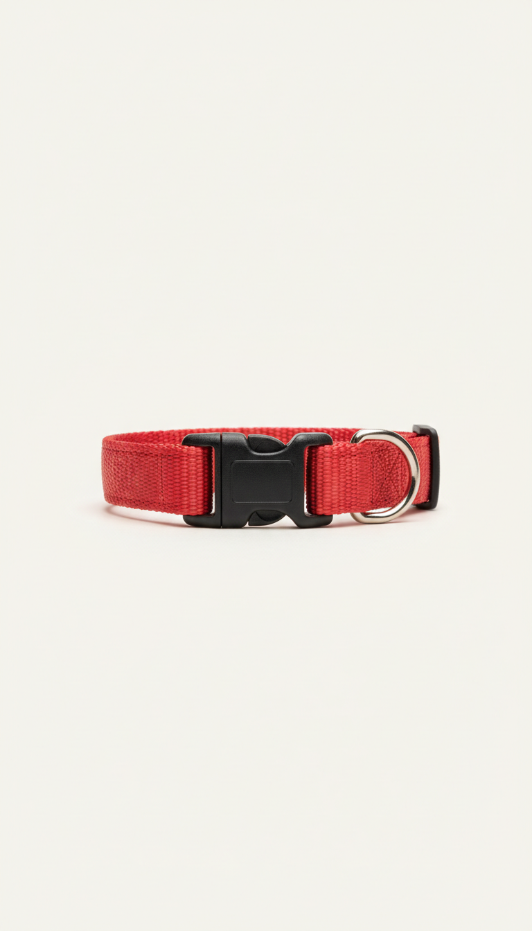 Bandana Red Clip Collar